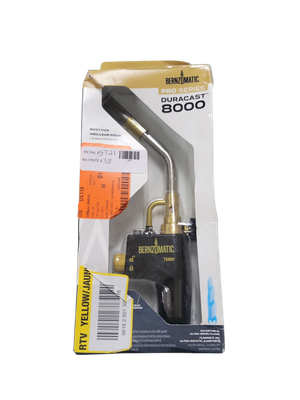 Bernzomatic DuraCast 8000 Torch Compatible with MAP-Pro Gas and Propane Gas TS8000T