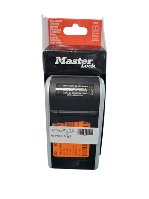 Master Lock Large Wall Mount Outdoor Lock Box with Combination Dial 5481D .