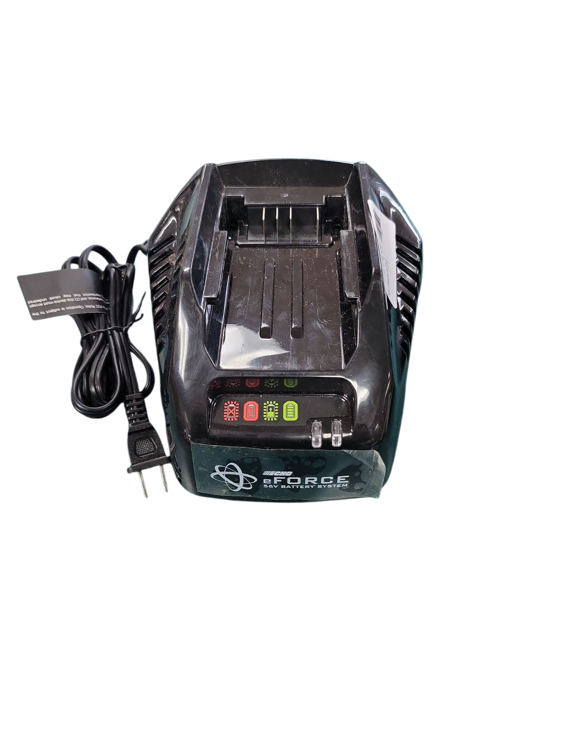 ECHO 56V Battery System Standard Charger with On-Board LED Diagnostics and 6 ft. Power Cord with Optional Wall Mount LC-56V2AAB