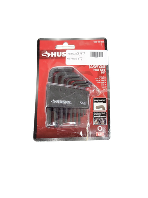Husky SAE Short Arm Hex Key Set (10-Piece) HSAHKS10PCN
