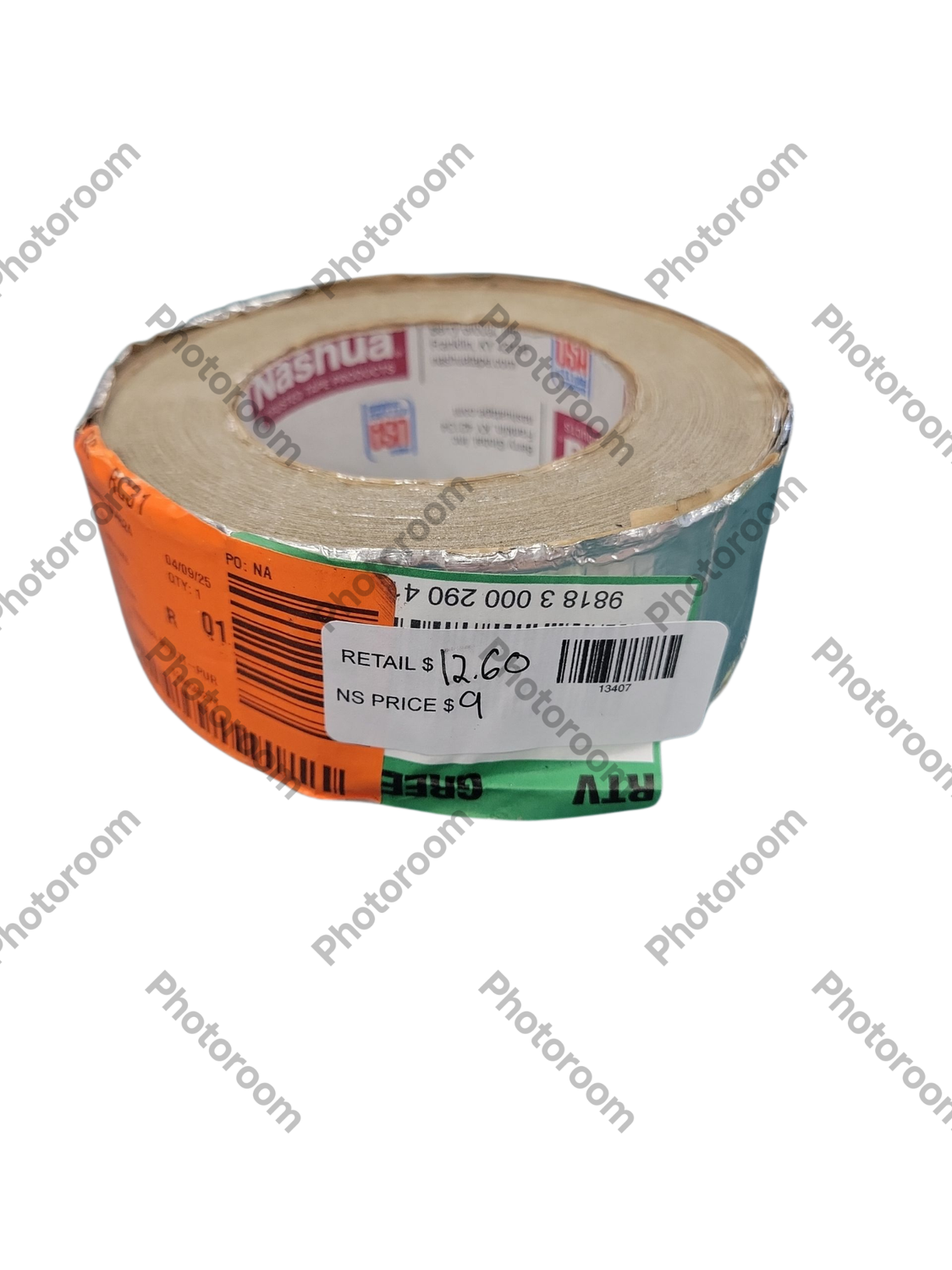 Nashua Tape 1.89 in. x 50 yd. 322 Multi-Purpose HVAC Foil Sealer Duct Tape 1906075