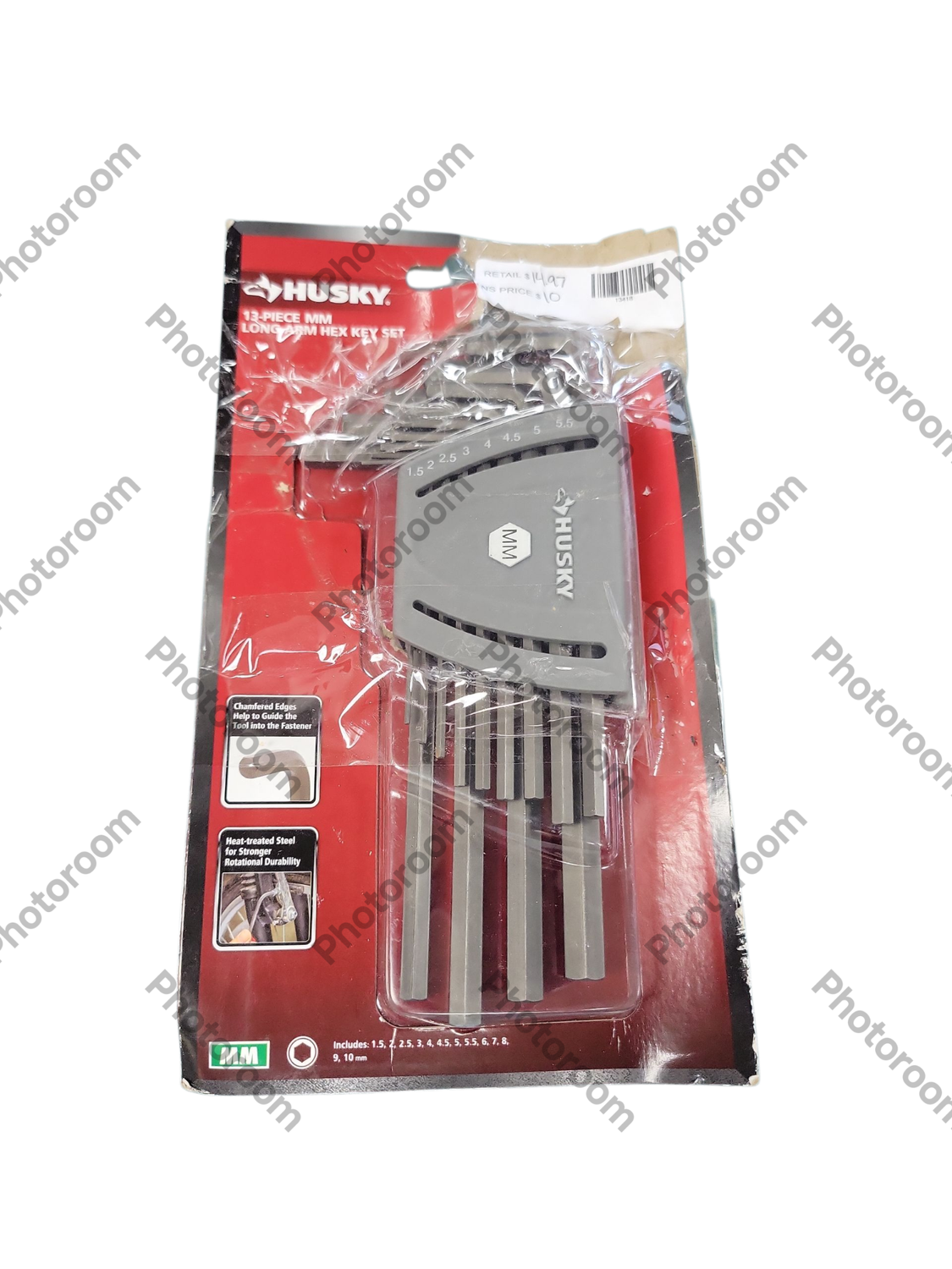 Husky Long Arm Hex Key Set, MM (13-Piece) HLAHKM13PC-06 .