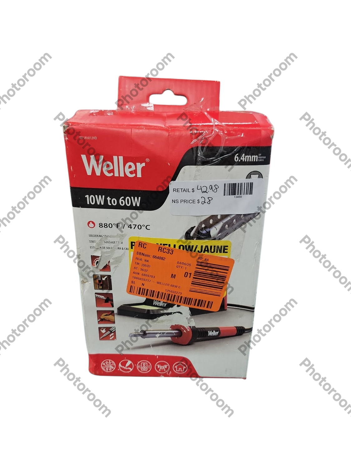 Weller Corded Electric Soldering Iron Station with WLIR60 Precision Iron