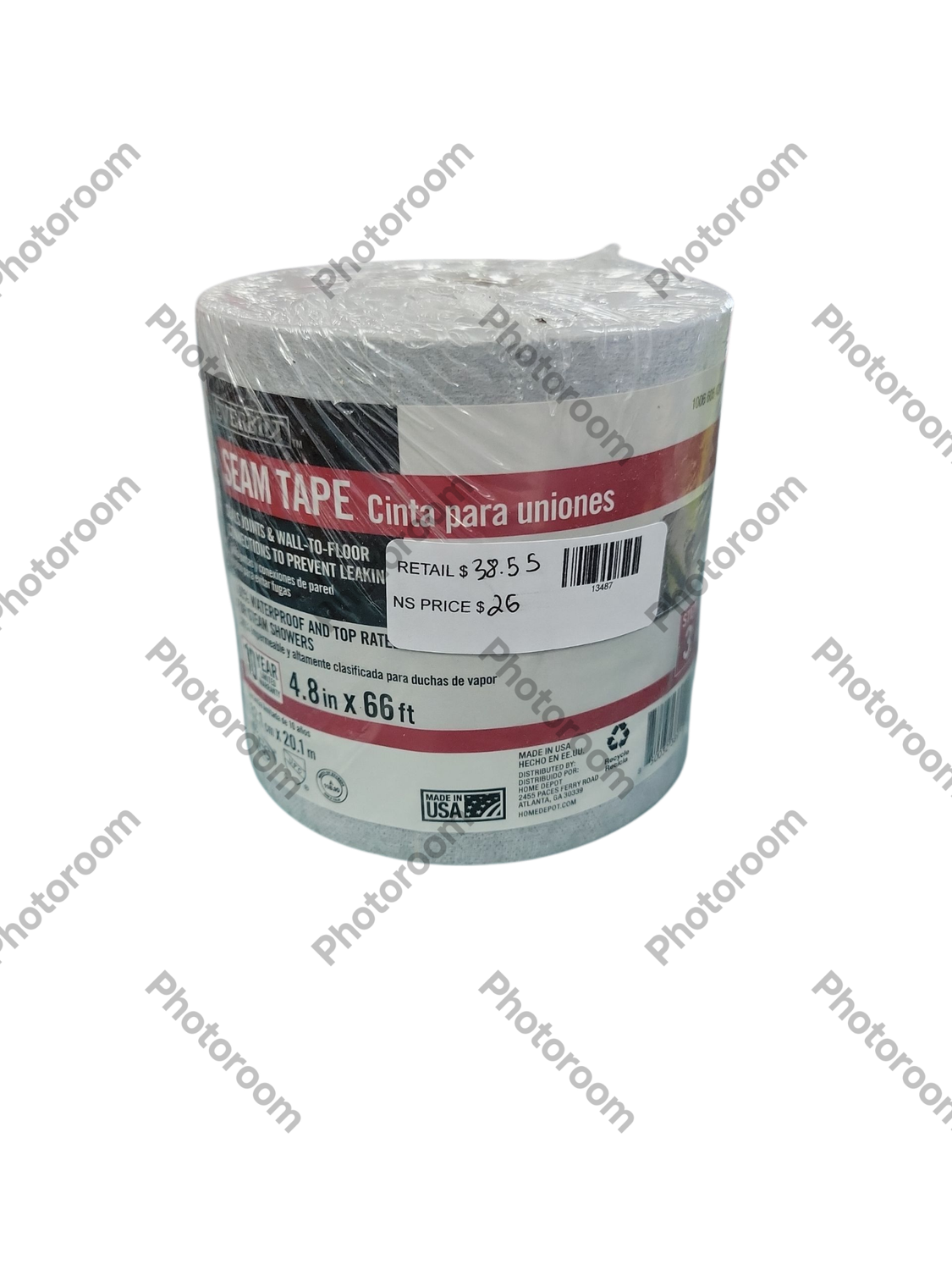 Everbilt Watershield Shower System 66 ft. x 4-3/4 in. Waterproofing Strip EBVWP12020