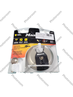 Master Lock Heavy Duty Outdoor Shrouded Padlock with Key, 3-1/8 in. Wide M50XKADCCSEN