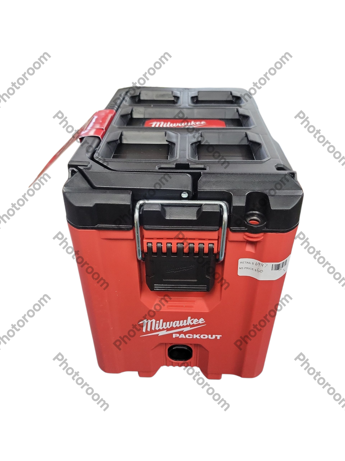 Milwaukee PACKOUT 10 in. Compact Portable Tool Box with Adjustable Dividers and Interior Storage Tray 48-22-8422