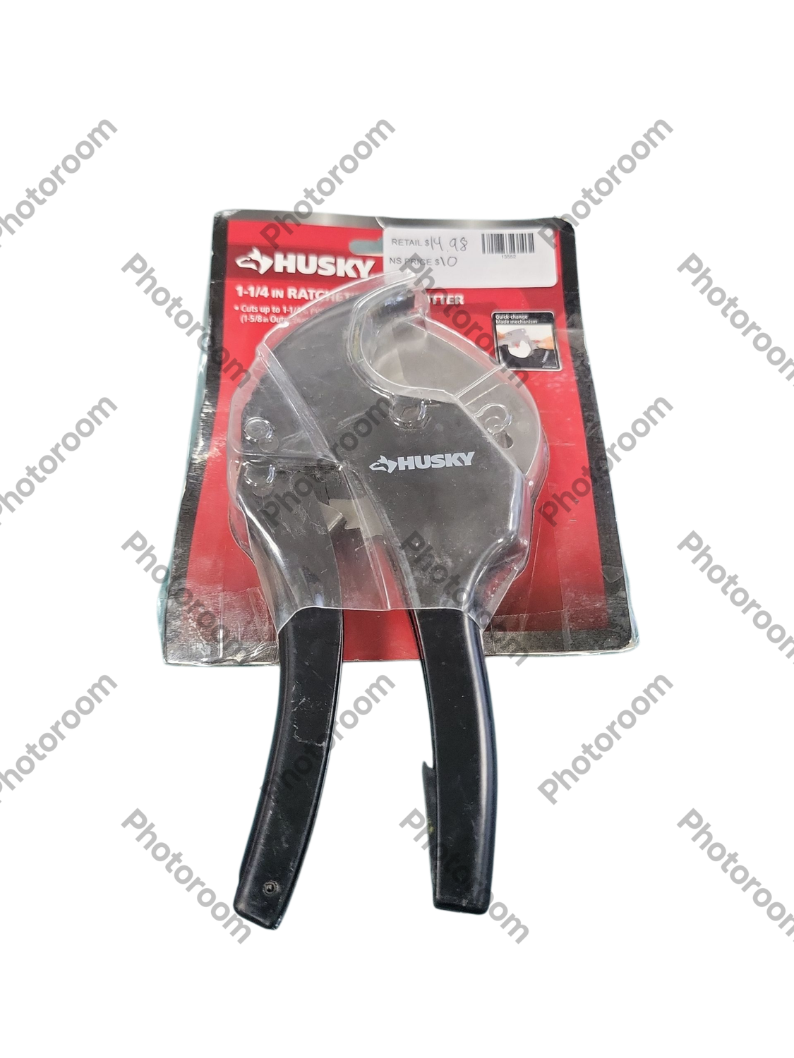 Husky 1-1/4 in. Ratcheting PVC Cutter 16PL0101-1     .