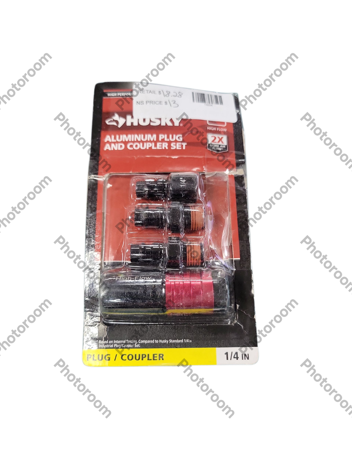 Husky High Flow Aluminum Coupler Plug Set HDA22500