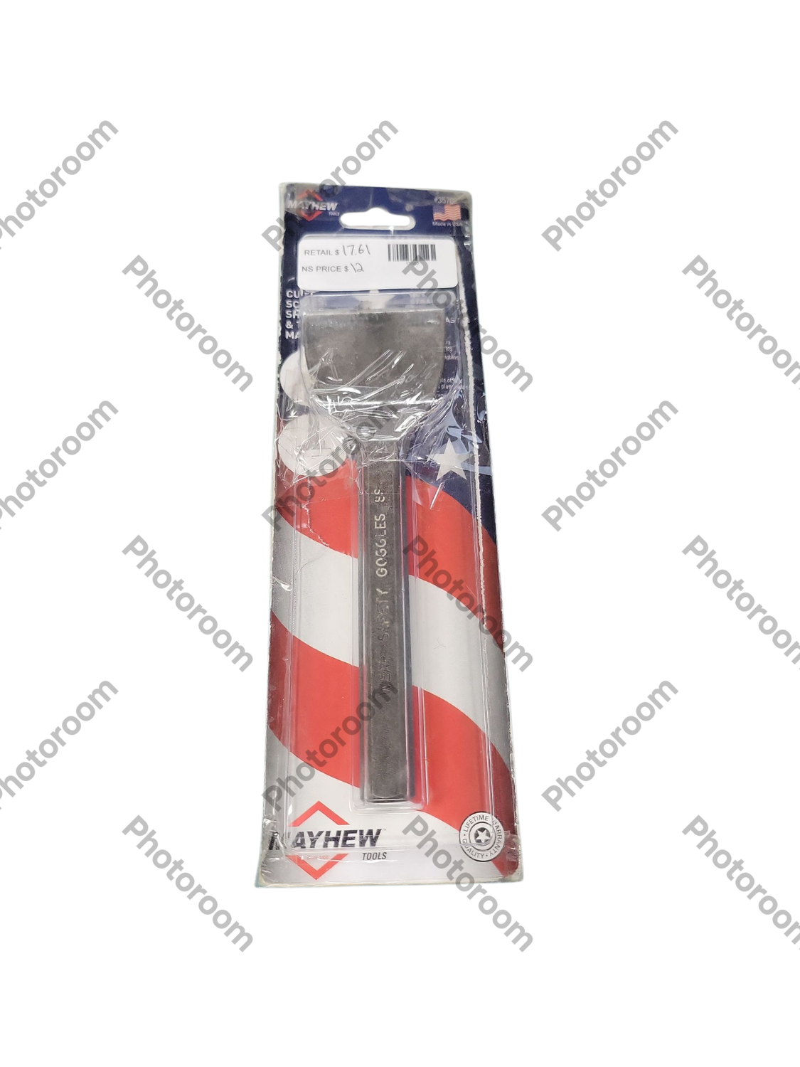 Mayhew 2-1/4 in. x 7-3/4 in. Mason Chisel 35702