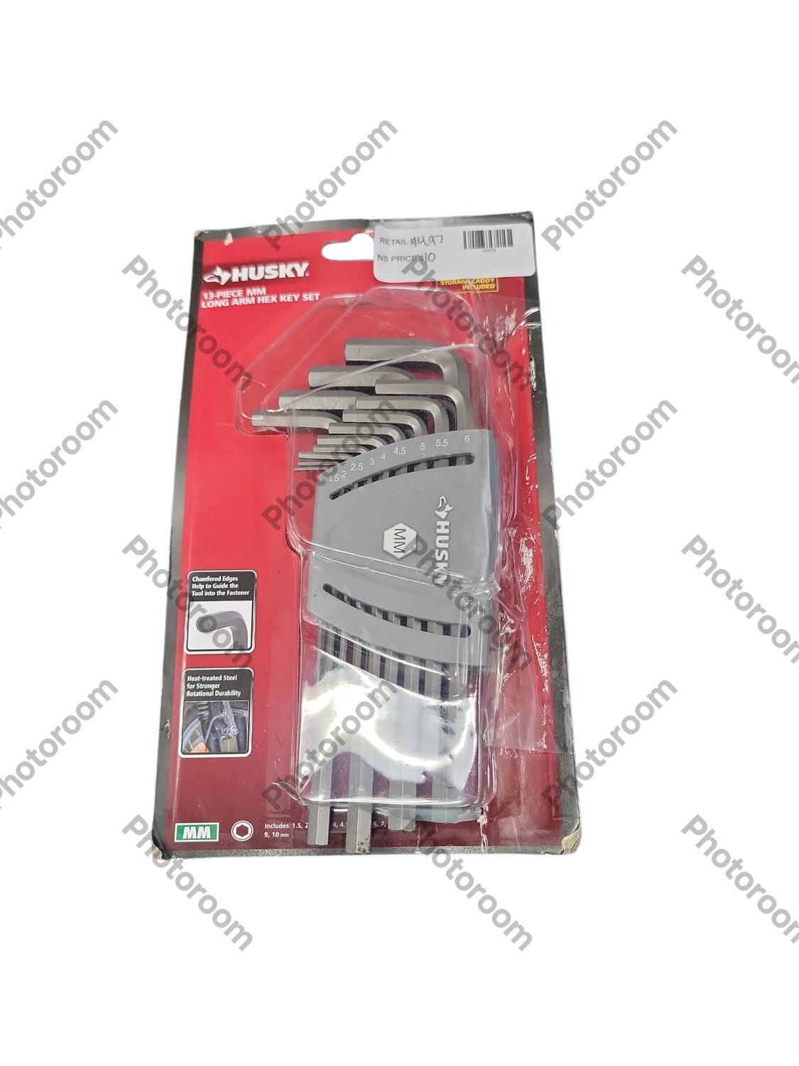 Husky Long Arm Hex Key Set, MM (13-Piece) HLAHKM13PC-06   .