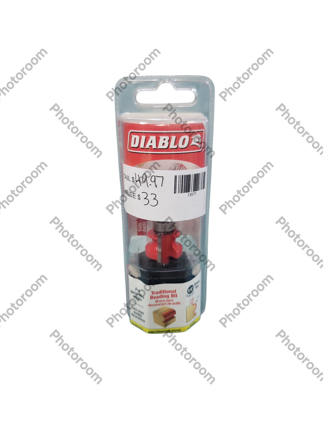 DIABLO 1 in. Traditional Bead Bit (1-Piece) DR80102   .