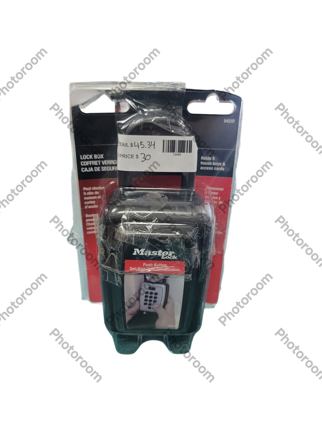 Master Lock Large Wall Mount Outdoor Lock Box with Combination Dial 5481D   .
