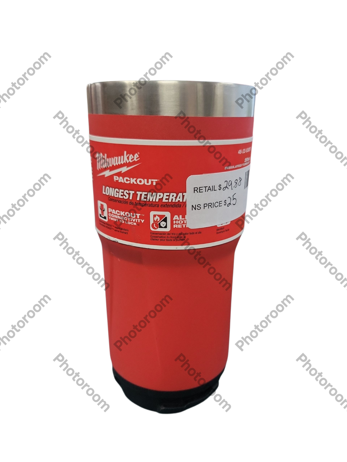 Milwaukee PACKOUT Red 20 oz. Tumbler 48-22-8392R