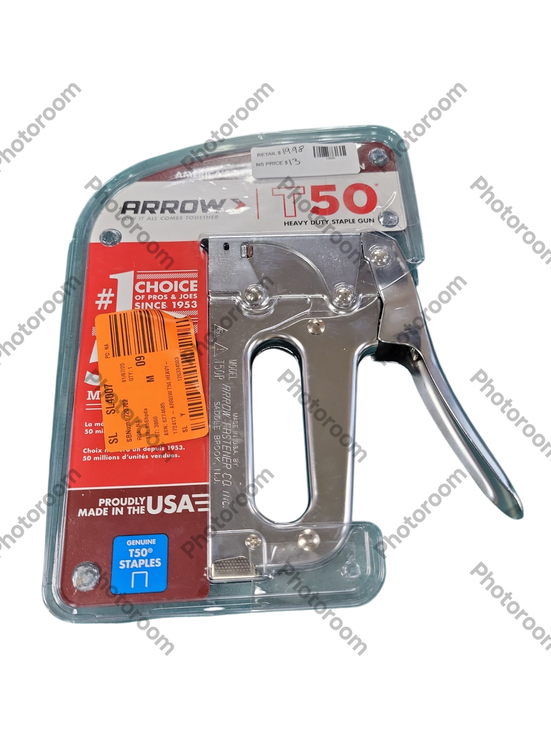 Arrow T50 Heavy Duty Manual Staple Gun T50  .