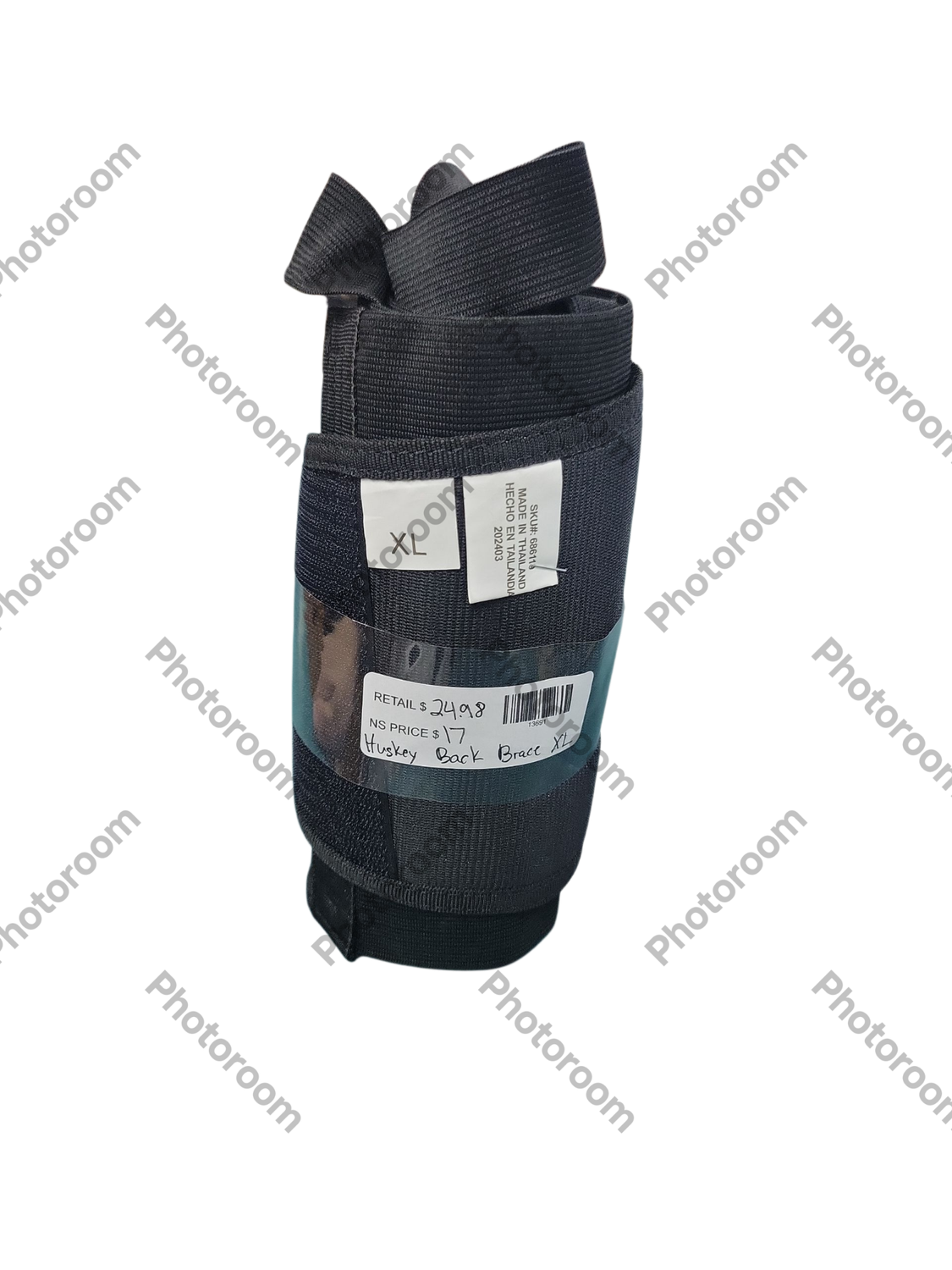 Husky Black Work Back Brace Support Belt Extra Large HD686119  .