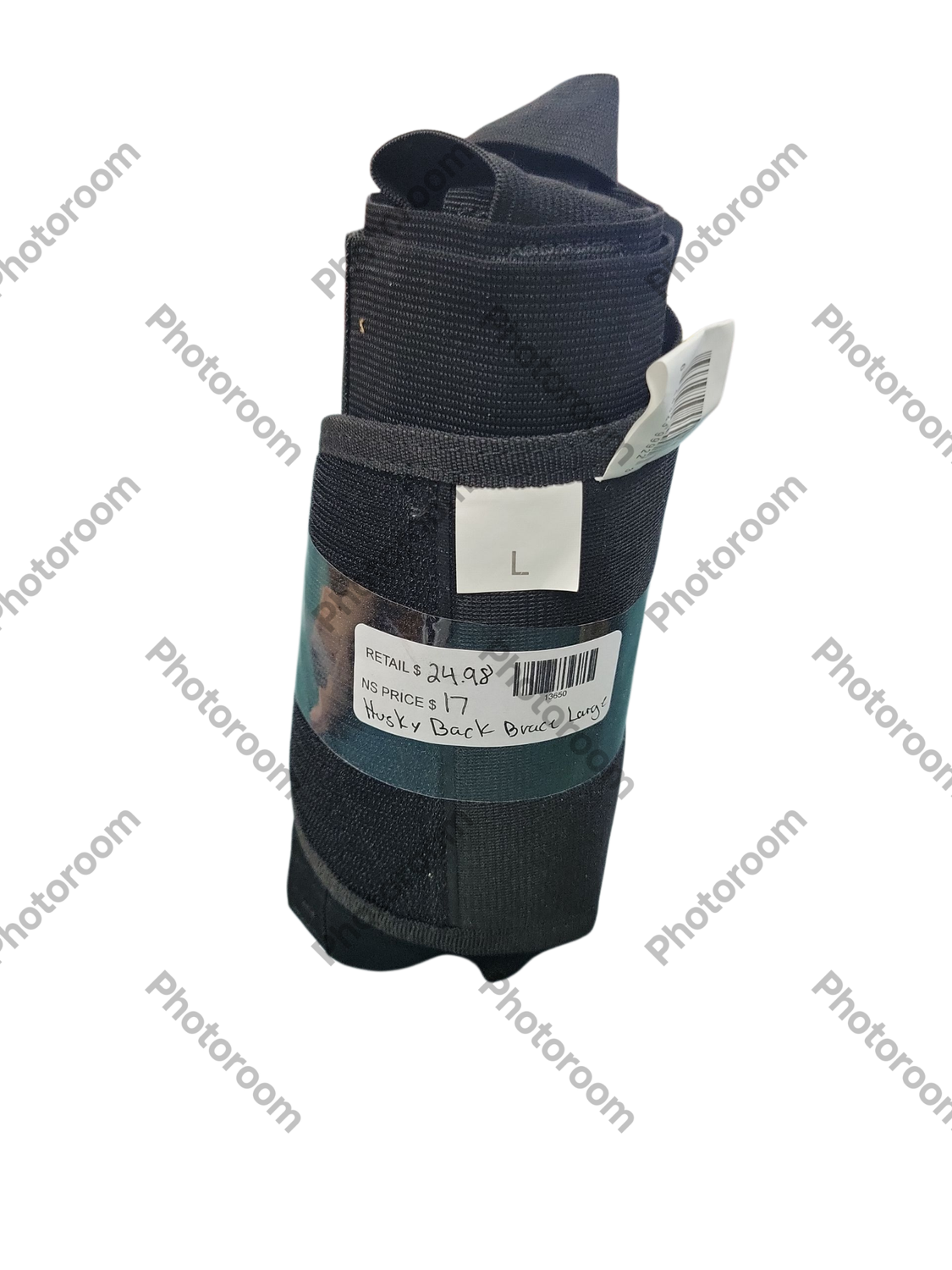 Husky Black Work Back Brace Support Belt Large HD667327
