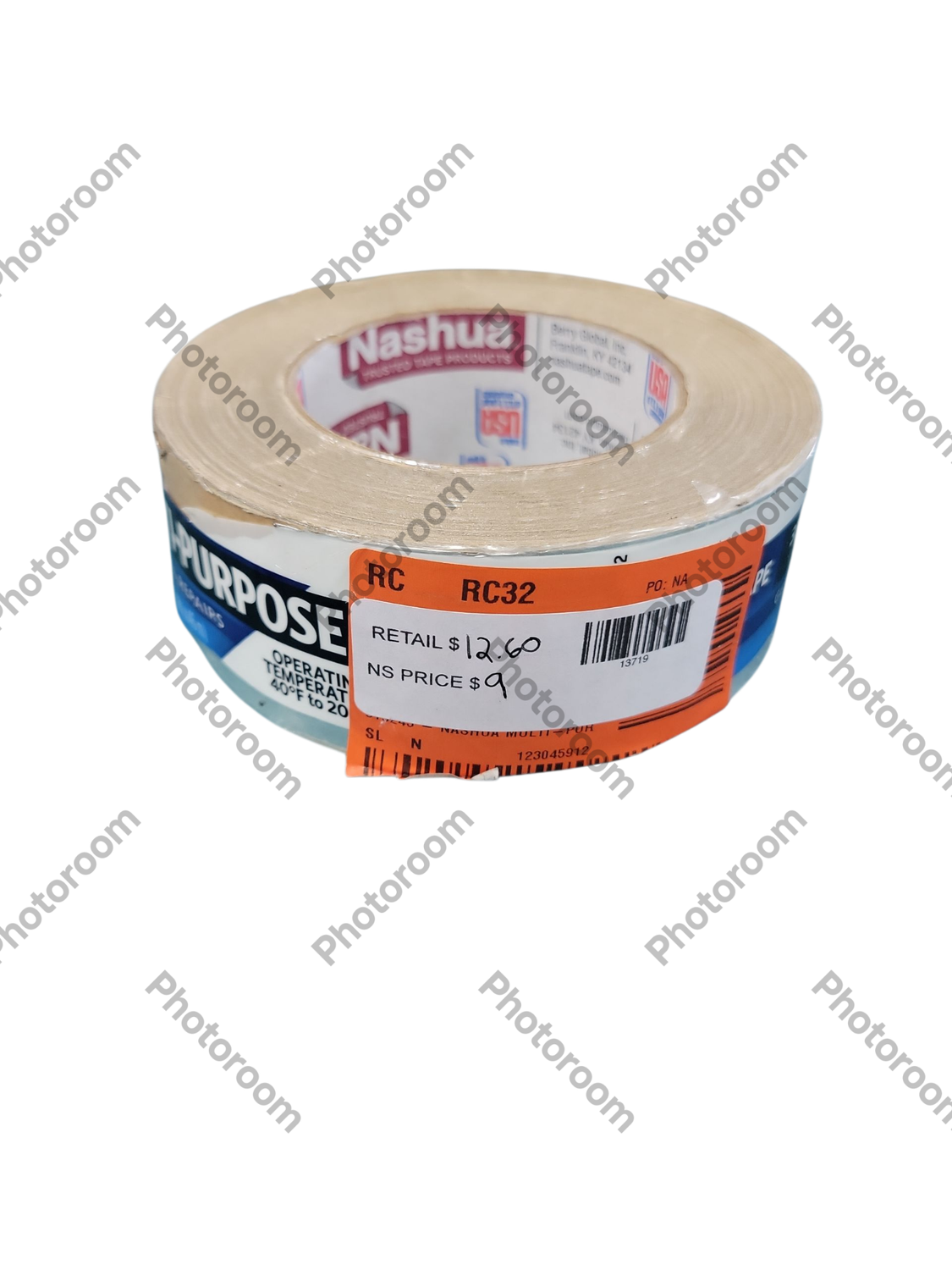 Nashua Tape 1.89 in. x 50 yd. 322 Multi-Purpose HVAC Foil Sealer Duct Tape 1906075 .