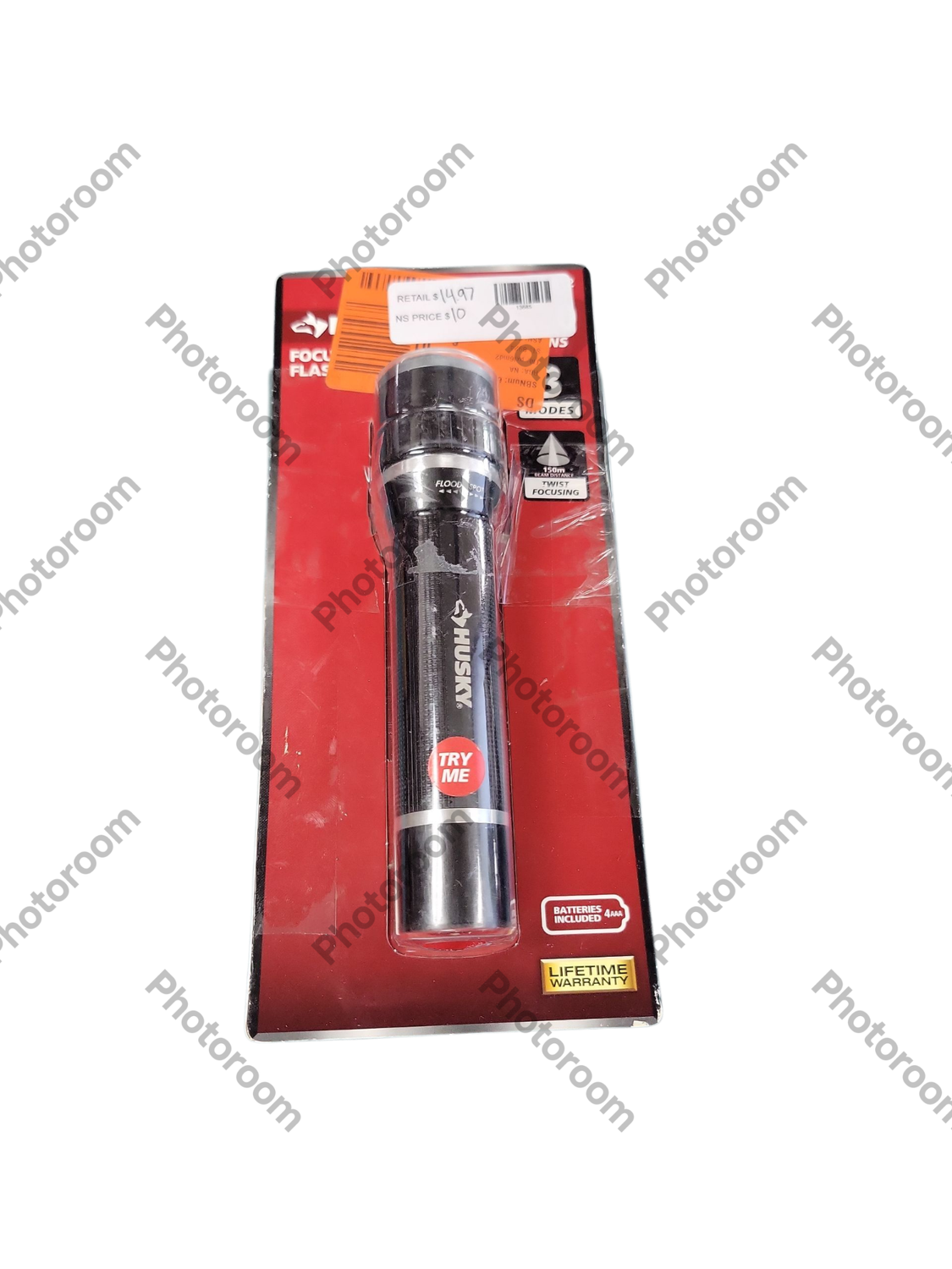 Husky 1000 Lumens Focusing Aluminum Flashlight 91397