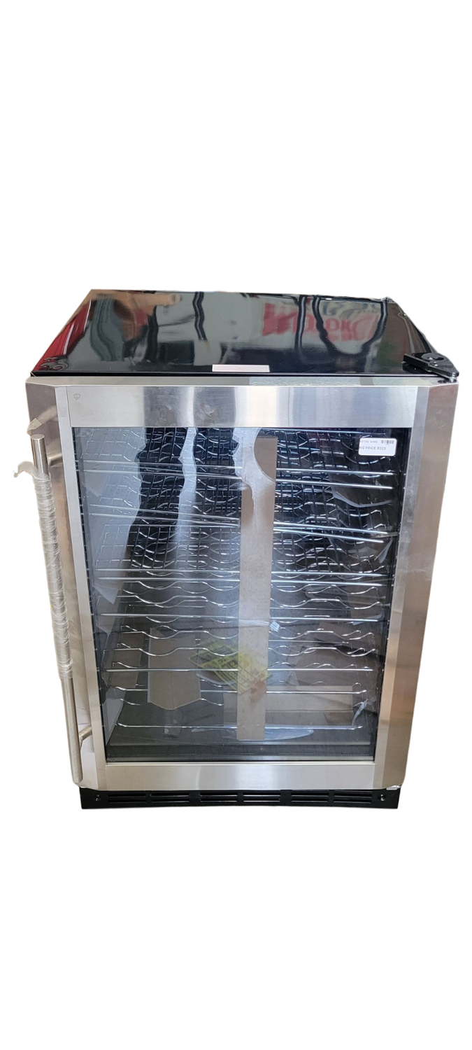 Vissani 23.4 in. 50 Bottle, 154 Can, Wine and Beverage Cooler with Stainless Steel Door HVBC58ST Shipping Damage