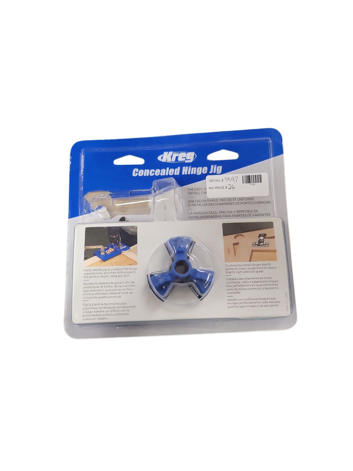Kreg Concealed Hinge Jig KHI-HINGE