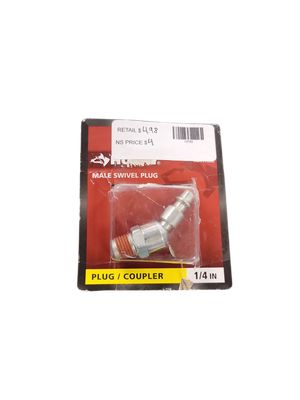 Husky 1/4 in. I/M Male Swivel Plug HDA20800AV .