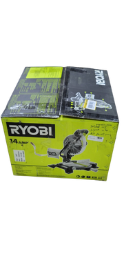 RYOBI 14 Amp Corded 10 in. Compound Miter Saw with LED Cutline Indicator TS1346  .