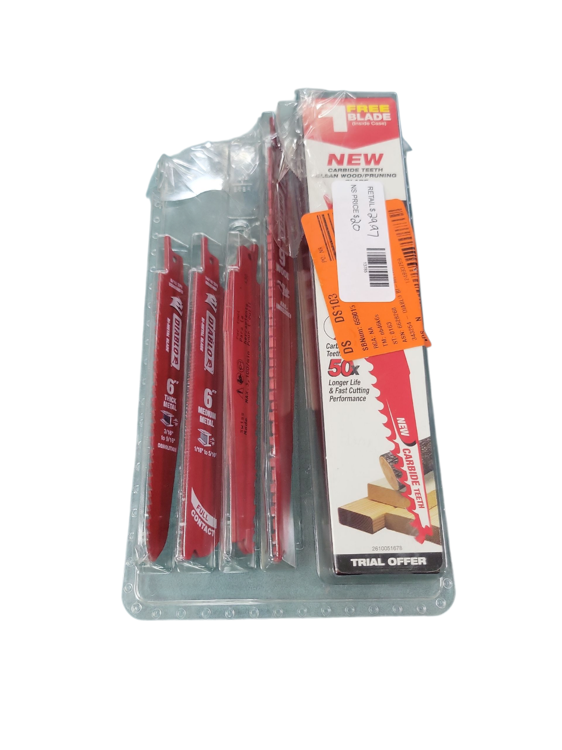 DIABLO Bi-Metal Reciprocating Saw Blade Set (14-Piece) DS0014S .
