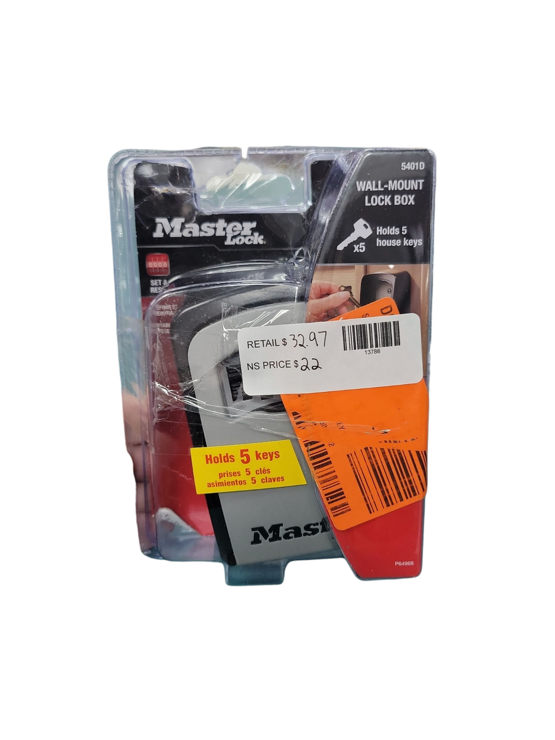 Master Lock Lock Box, Resettable Combination Dials 5401DHC  .