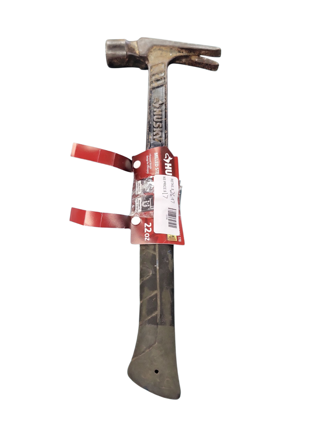 Husky 22 oz. Milled Steel Framing Hammer N-A22SMHK    .