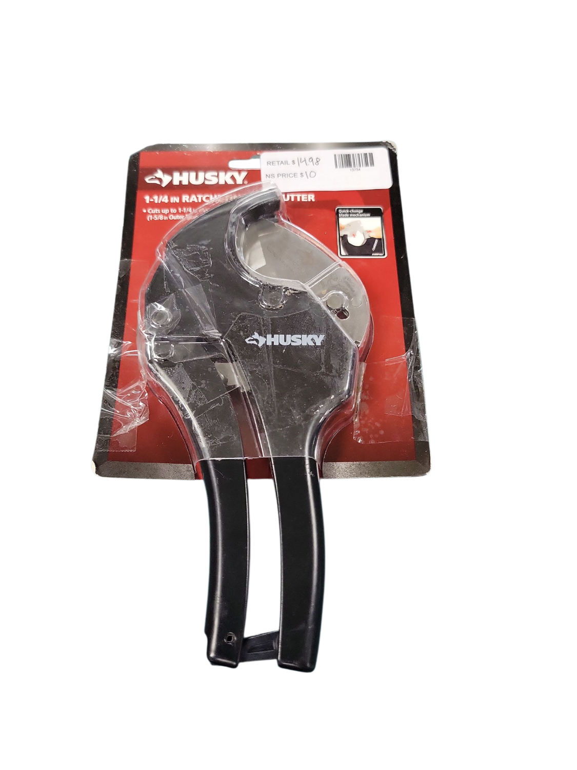 Husky 1-1/4 in. Ratcheting PVC Cutter 16PL0101-1        .