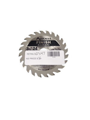 Avanti 3-3/8 in. x 24-Tooth Finish Circular Saw Blade A0324X