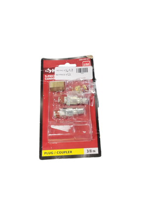 Husky 3/8 in. Industrial Style Quick-Connector Kit (5-Piece) HDA71900AV    .