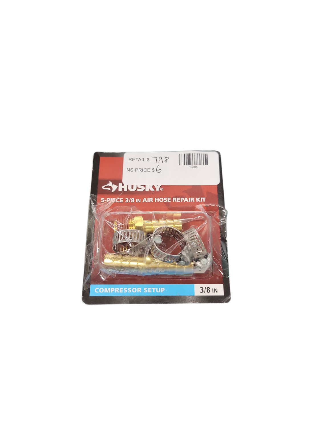 Husky 3/8 in. Hose Repair Kit (5-Piece) HDA40800AV