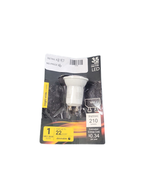 Feit Electric 35-Watt Equivalent MR11 GU10 Dimmalbe Track Ligthing Reflector LED Light Bulb, Bright White 3000K (1-Pack) BPMR11GU300930CAHDRP