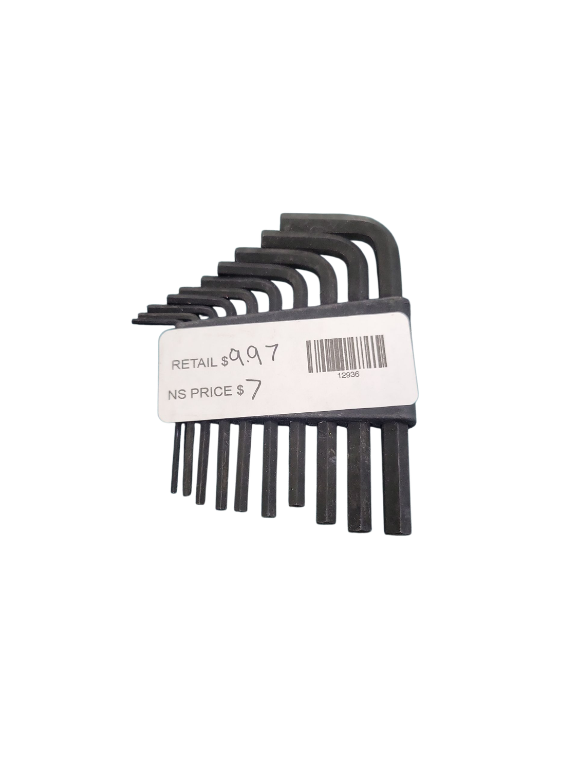 Husky SAE Short Arm Hex Key Set (10-Piece) HSAHKS10PCN-06  .