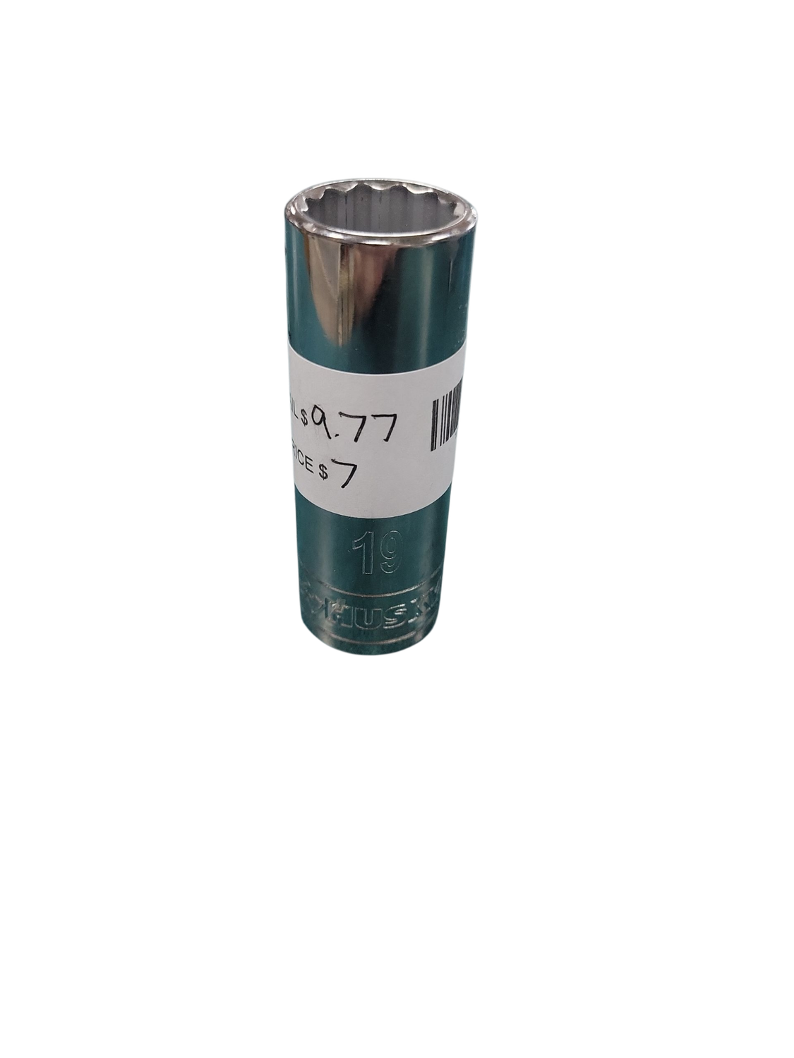 Husky 1/2 in. Drive 12-Point Metric Standard Socket 19 mm H2D12P19MM