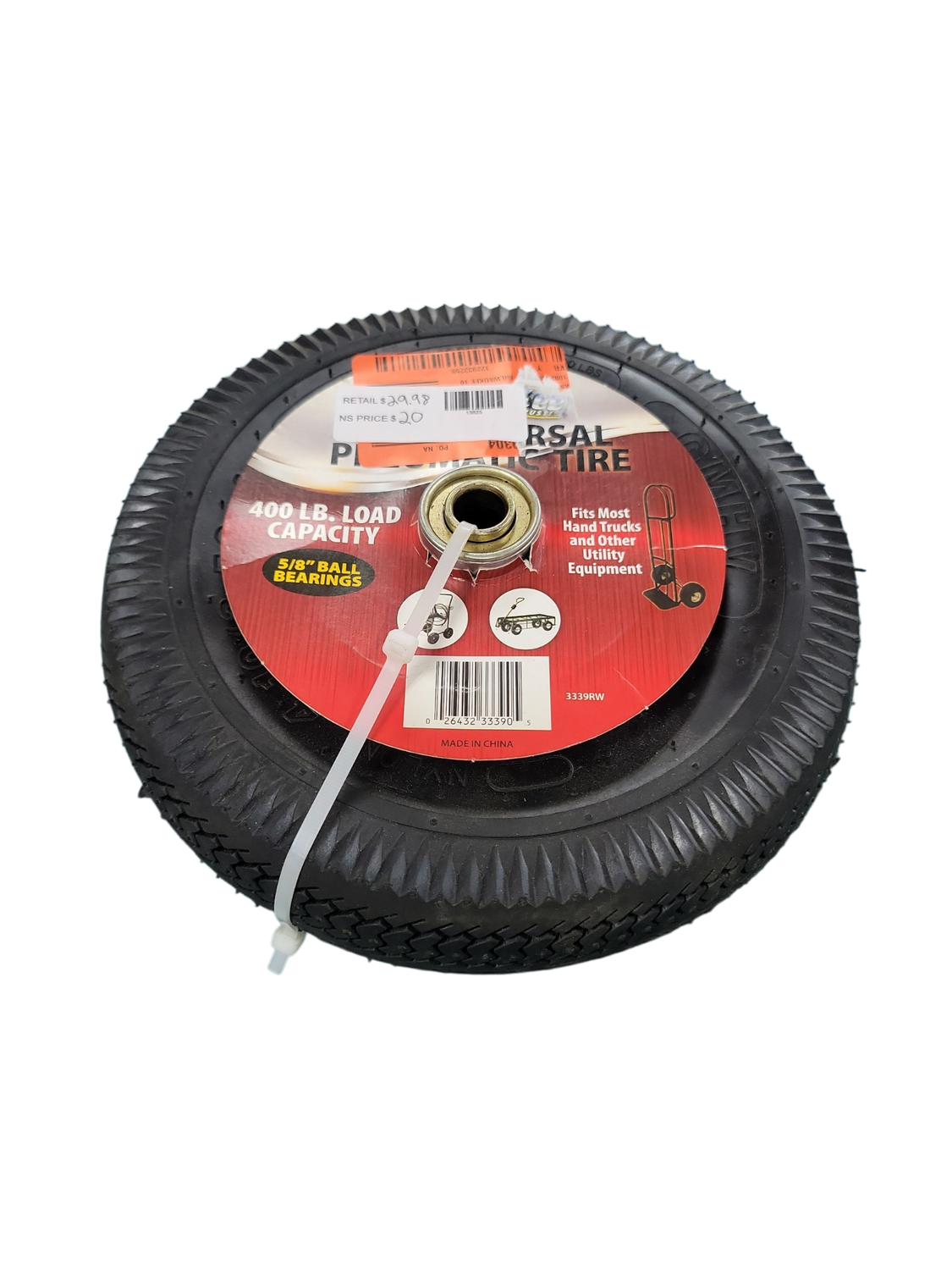 Milwaukee 10 in. Pneumatic Tire 3339RW