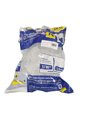 QEP Xtreme White 1/16 in. Clip, Part A of 2-Part Tile Leveling System 100-Pack 99761