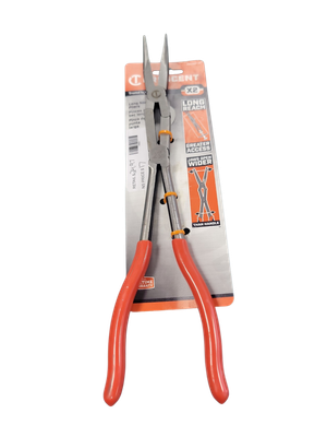 Crescent 13 in. X2 Double Compound Long Reach Long Nose Pliers with Dual Material Handle PSX200C-06 .