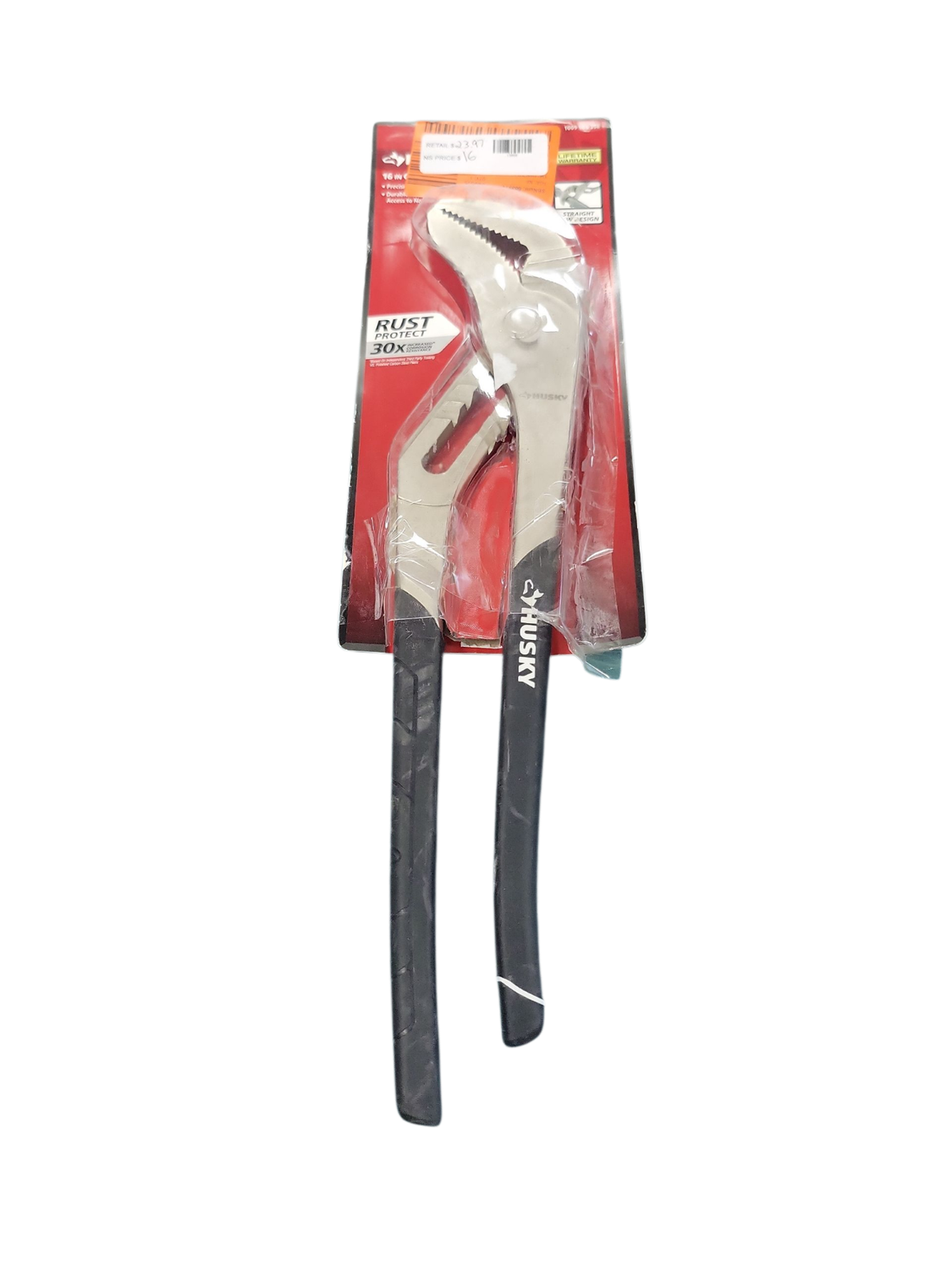 Husky 16 in. Groove Pliers 90938  .