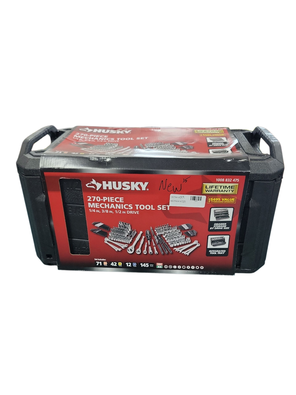 Husky Mechanics Tool Set (270-Piece) H270MTSQ223  .