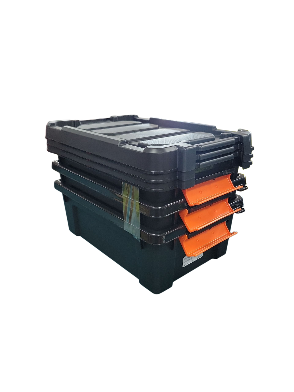 IRIS 3 gal. Heavy-Duty Stackable Storage Tote (Set of 6) 500151