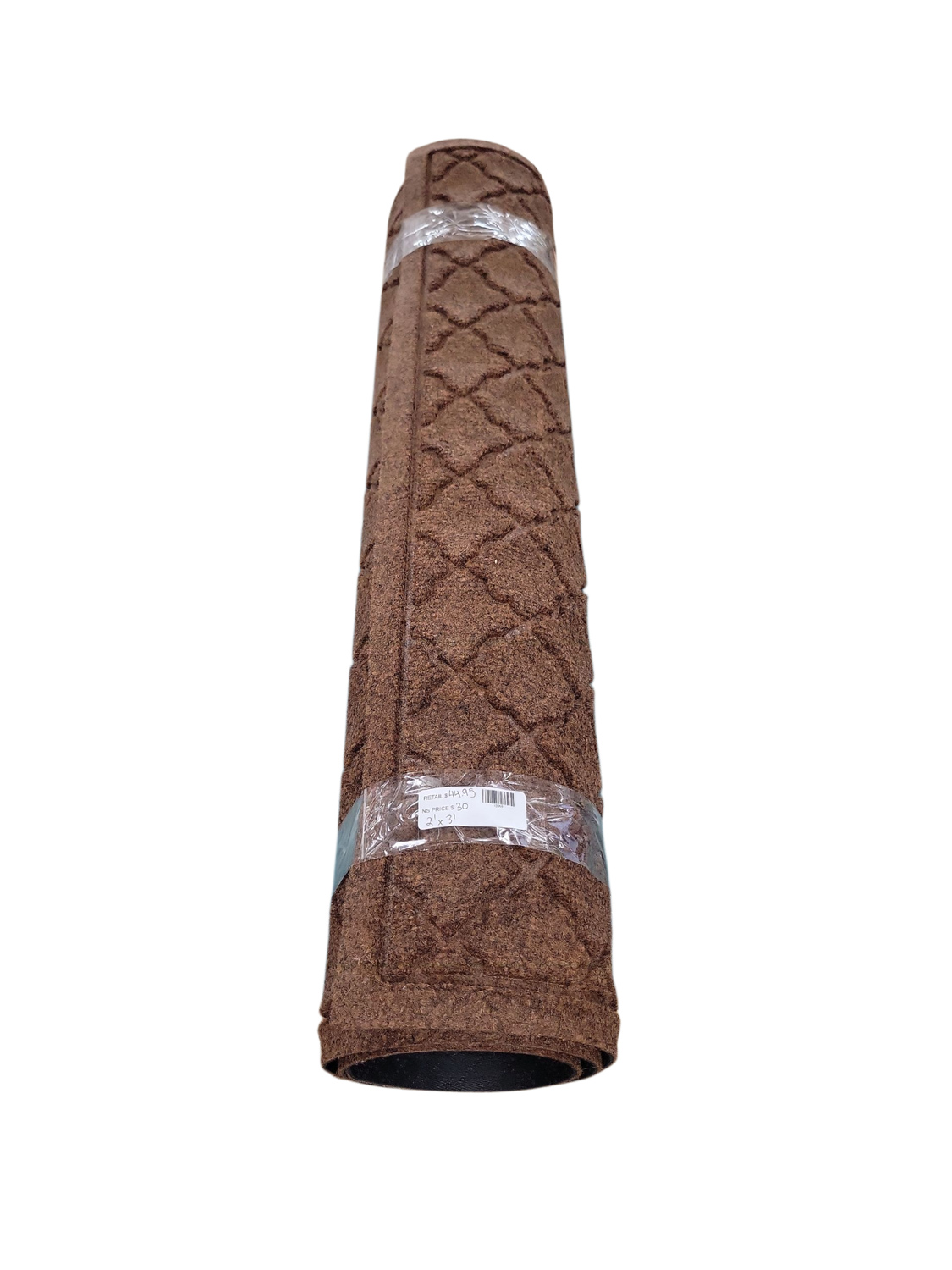 Bungalow Flooring Waterhog Cordova 23 in. x 35 in. PET Polyester Indoor Outdoor Mat Dark Brown 20326520023