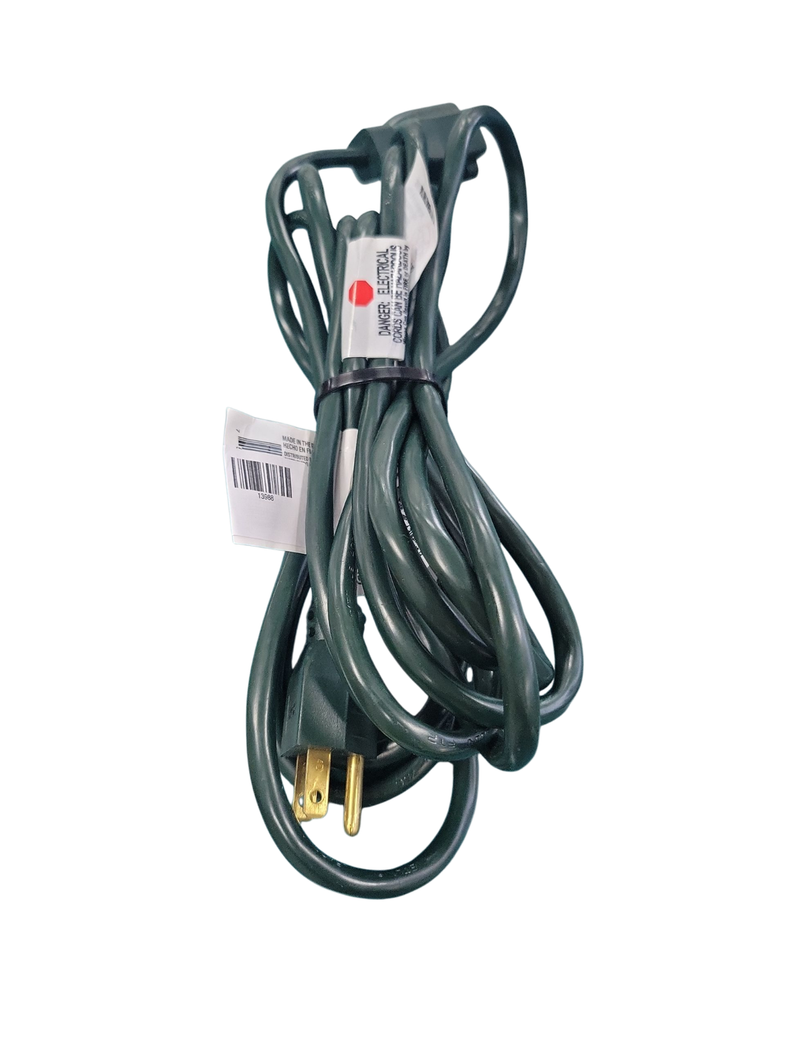 HDX 15 ft. 16/3 Indoor/Outdoor Landscape Extension Cord, Green SJTW16315GN .