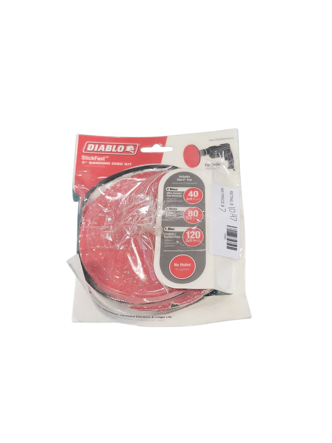 DIABLO 5 in. StickFast Sanding Disc Kit DCD050KITD01G .