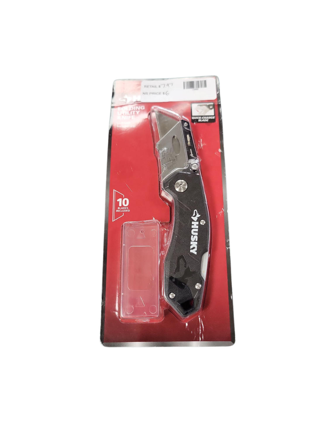 Husky Folding Lock-Back Utility Knife 00057