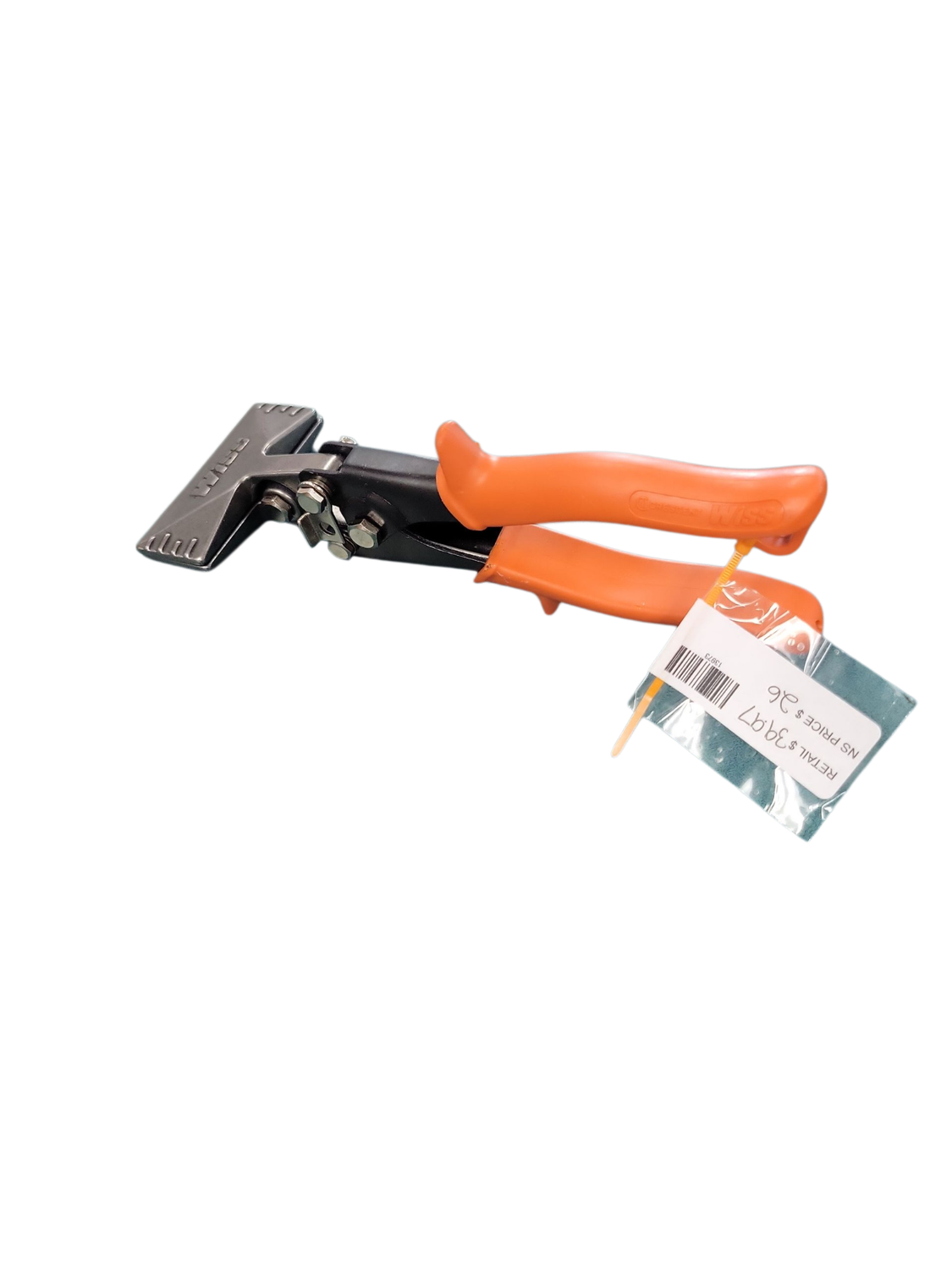 Crescent Wiss 3-1/4 in. Hand Seamer with 1-1/4 in Jaw Capacity WS3N