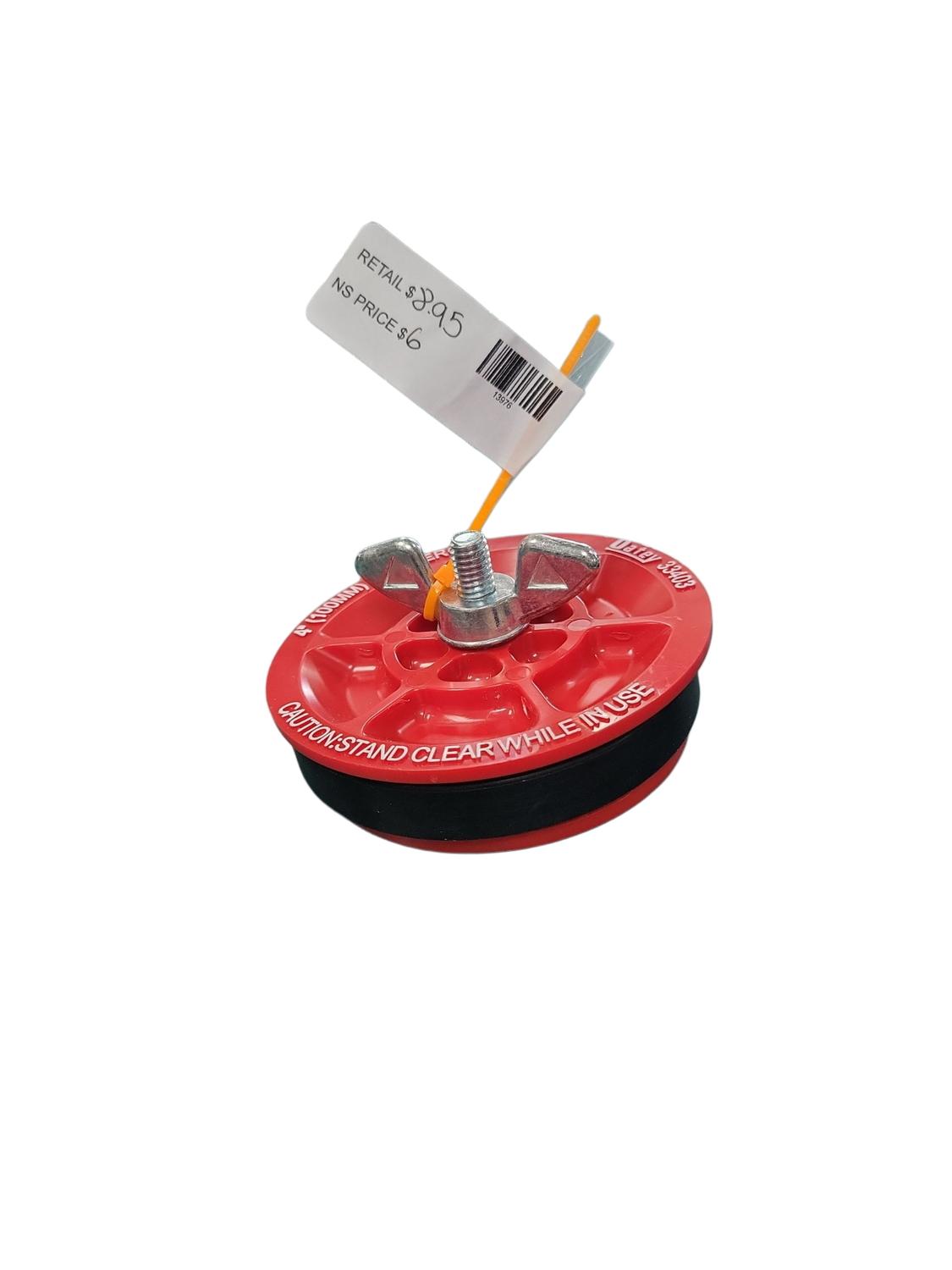 Oatey Gripper 4 in. Plastic Mechanical Test Plug 33403D
