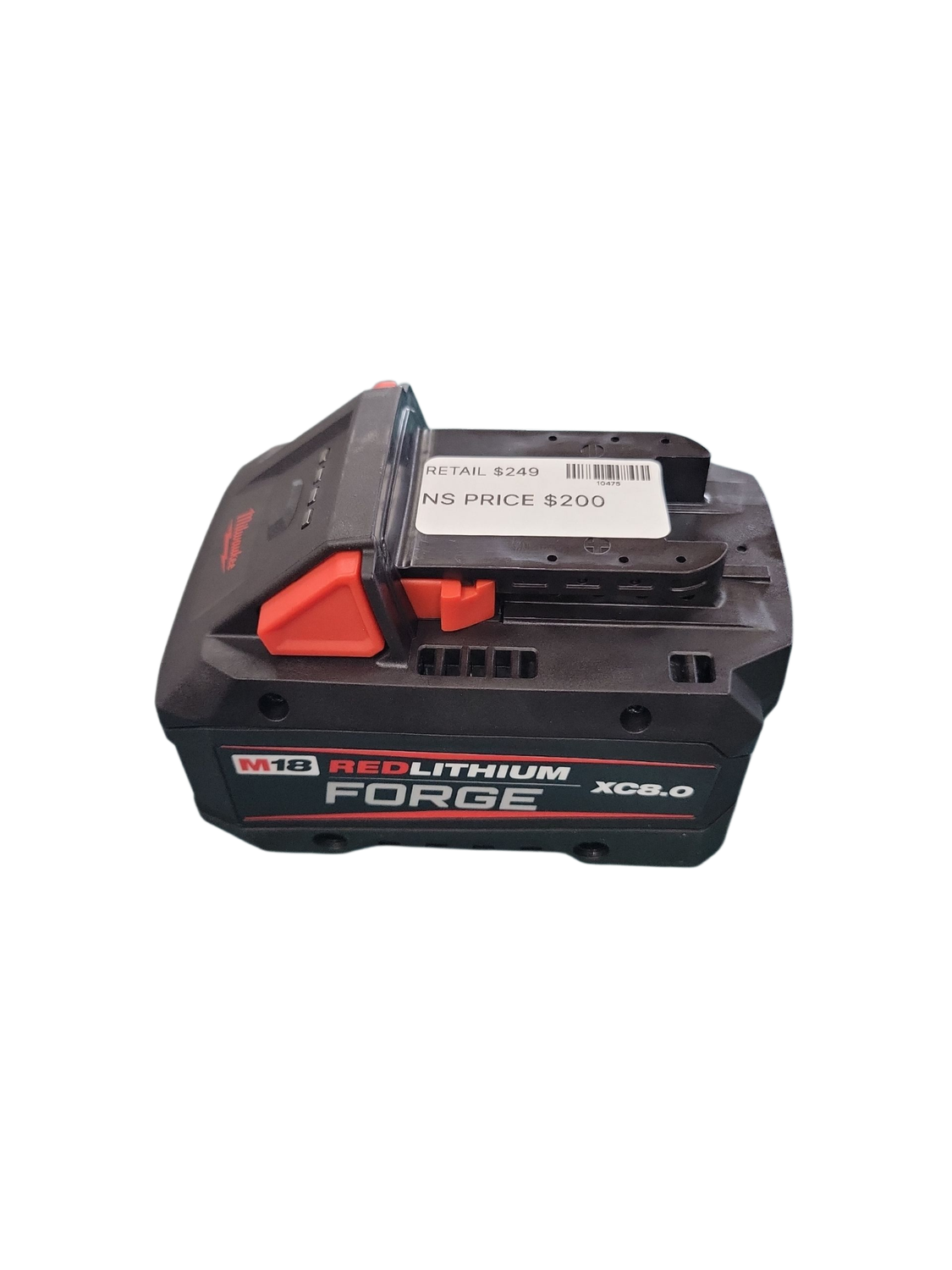 Milwaukee M18 18V Lithium-Ion REDLITHIUM FORGE XC 8.0 Ah Battery Pack 48-11-1881   .