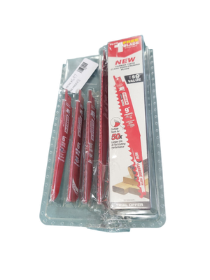 DIABLO Bi-Metal Reciprocating Saw Blade Set (6-Piece) DS006S  .